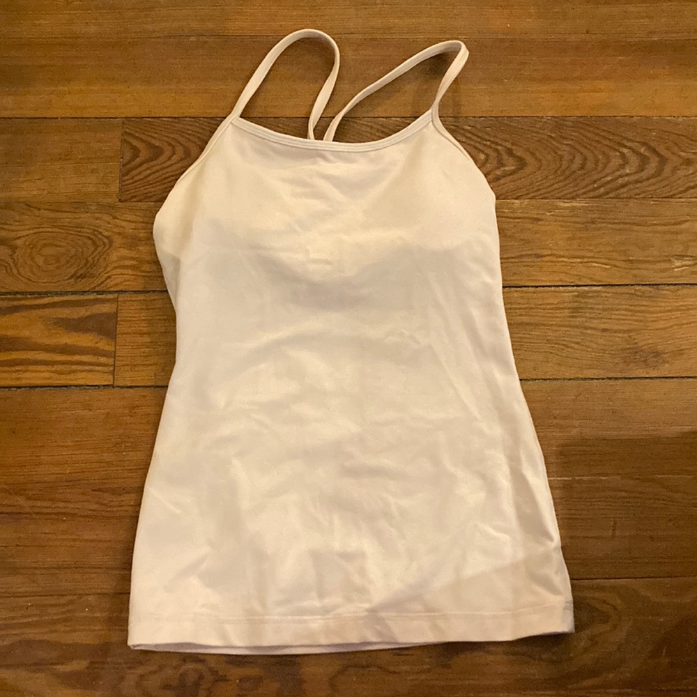 Lulu lemon light pink tank top